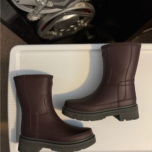 Hunter Women's Winter Boots - Dark Brown